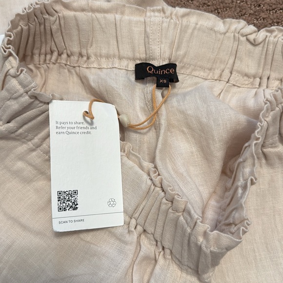 NWT Quince linen pajama short set - Picture 4 of 7